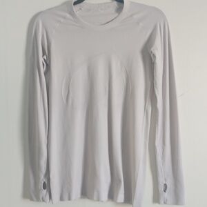 CRZ YOGA Long Sleeve Tee - Light Gray